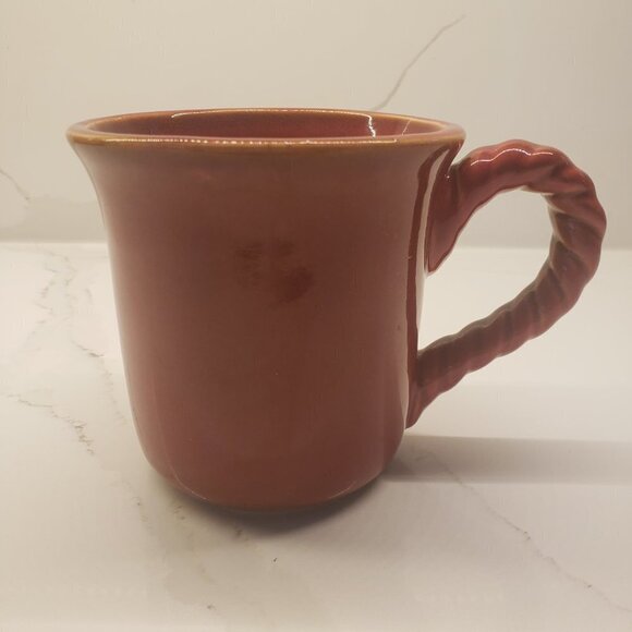 UnbrandeMug brown "I Never Met a Calorie I Didn't Like" Rustic Brown Rope Shape - Picture 3 of 10